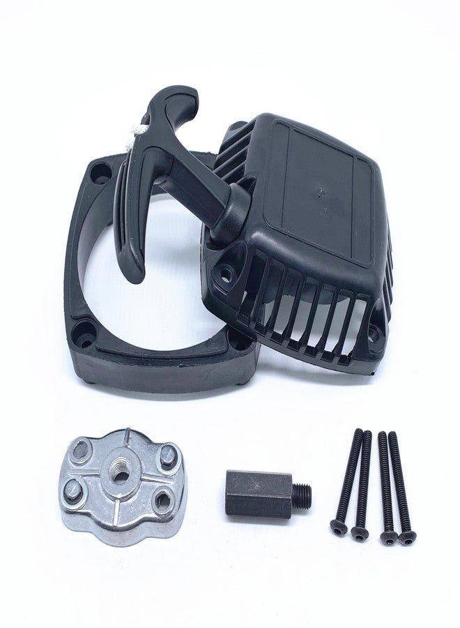KingVal Replacement Easy-Started Pull Starter (No Need Changing Flywheel) Compatible with 1/5 Scale HPI KM Rovan Baja 5B 5T RC Car (Black) - Image 2